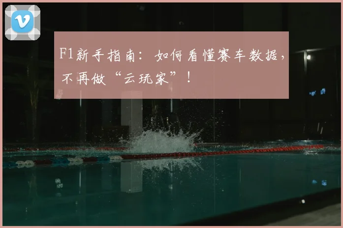 F1新手指南：如何看懂赛车数据，不再做“云玩家”！